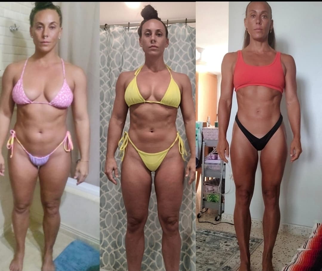 Kellie Delka — 12-week body recomposition progression